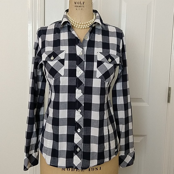Vineyard Vines Gingham Blouse